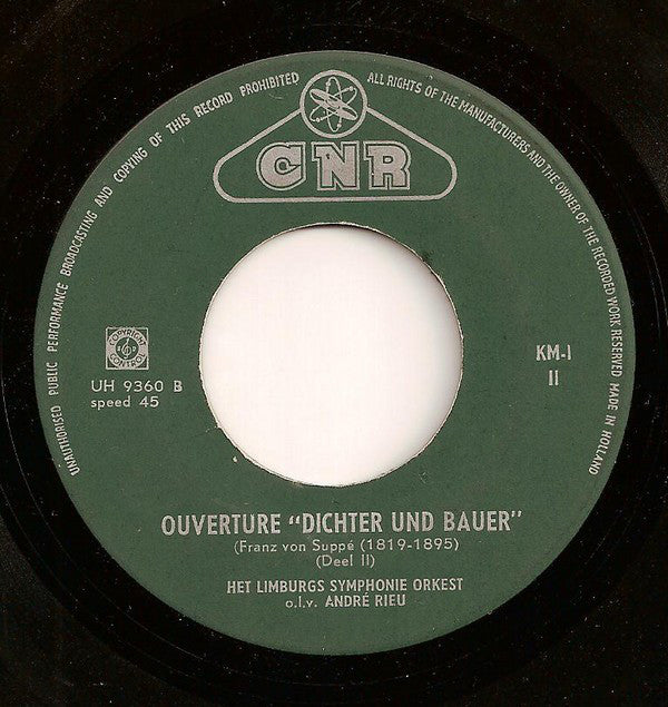 Limburgs Symphonie Orkest André Rieu - Ouverture Dichter Und Bauer 23509 19114 Vinyl Singles Goede Staat