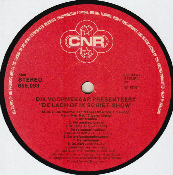 Dik Voormekaar - Presenteert... De Lach Of Ik Schiet-Show (LP) 49379 (B) Vinyl LP Goede Staat