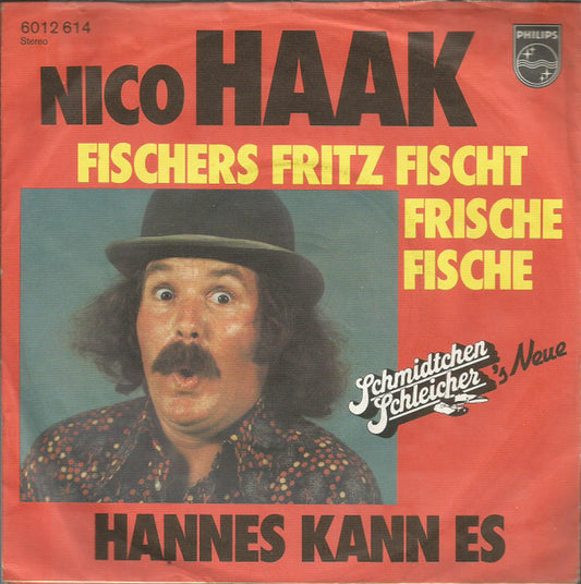 Nico Haak - Fischers Fritz Fischt Frische Fische 15280 Vinyl Singles Goede Staat