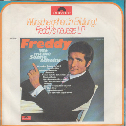 Freddy Quinn - St. Helena Vinyl Singles Vinyl Very Good (VG) <br> Hoes Good Plus (G+)