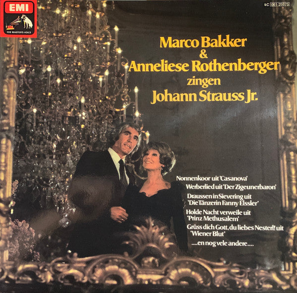 Marco Bakker & Anneliese Rothenberger Zingen Johann Strauss Jr. (LP) 44397 Vinyl LP VINYLSINGLES.NL