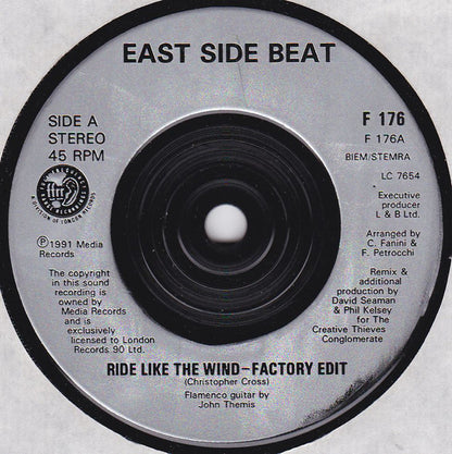 East Side Beat - Ride Like The Wind 18155 20098 31960 Vinyl Singles VINYLSINGLES.NL