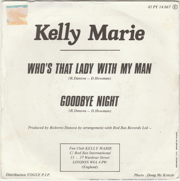 Kelly Marie - Who's That Lady With My Man 29850 06185 Vinyl Singles Goede Staat