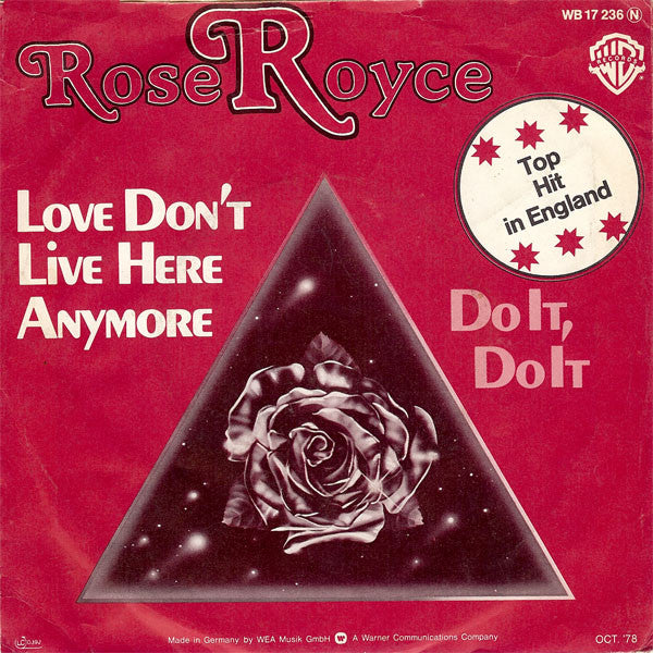Rose Royce - Love Don't Live Here Anymore 06959 Vinyl Singles VINYLSINGLES.NL