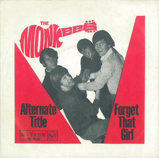 Monkees - Alternate Title Vinyl Singles Vinyl Very Good (VG) <br> Hoes Good Plus (G+)