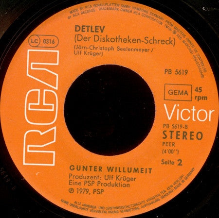 Gunter Willumeit - L.M.A.A. Vinyl Singles VINYLSINGLES.NL