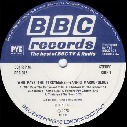 Yannis Markopoulos - Who Pays The Ferryman (LP) 48265 Vinyl LP VINYLSINGLES.NL