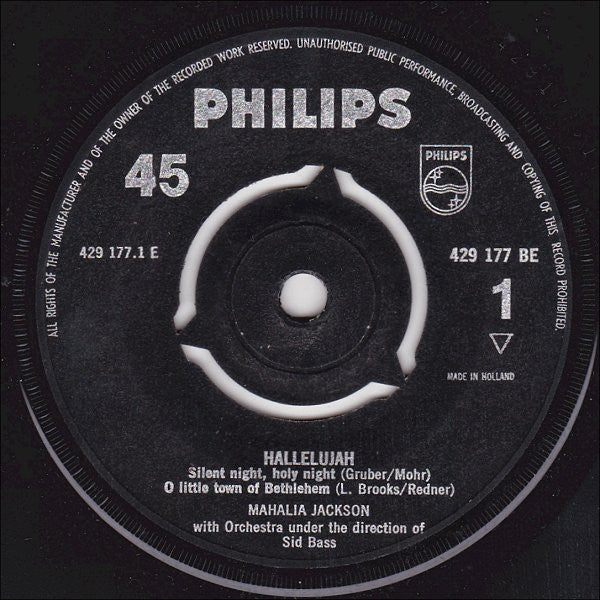 Mahalia Jackson - Hallelujah (EP) 32816 Vinyl Singles VINYLSINGLES.NL