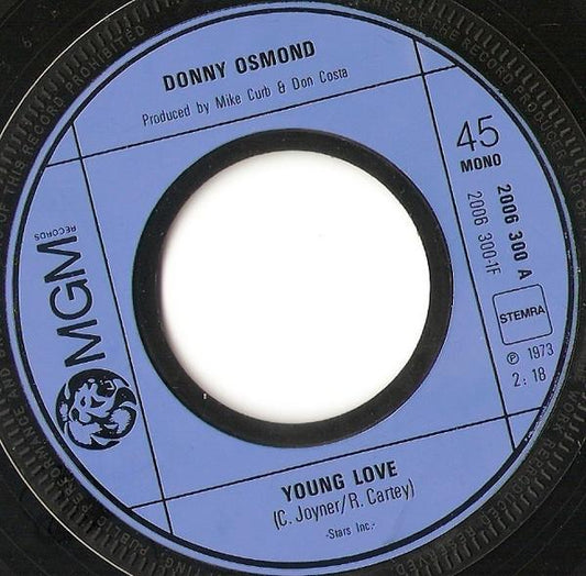 Donny Osmond - Too Young 08670