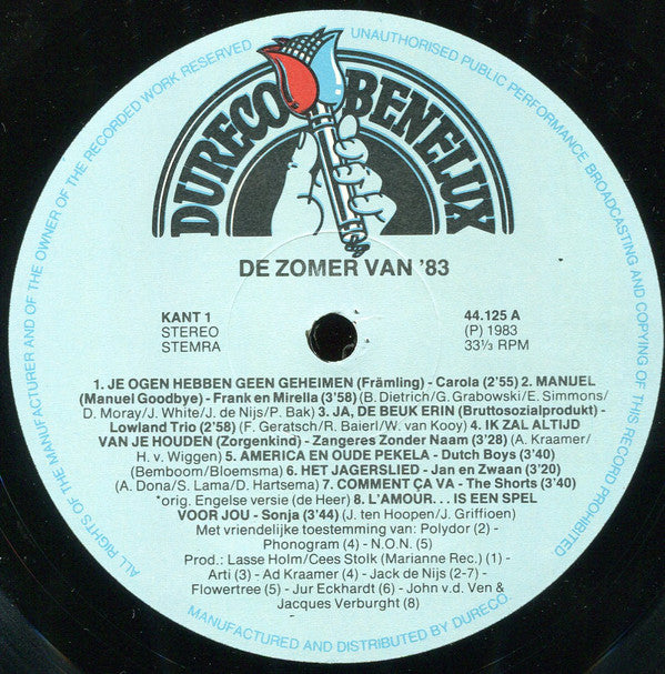 Various - De Zomer Van '83 (LP) 40542 Vinyl LP Goede Staat