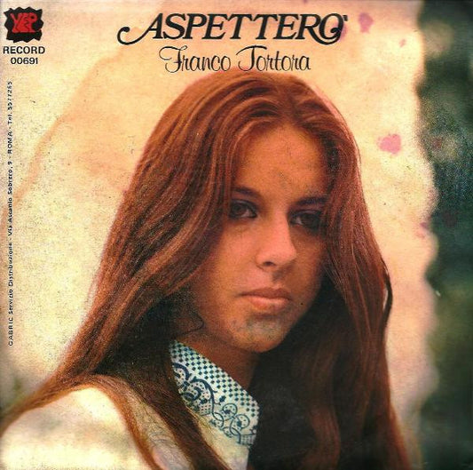 Franco Tortora - Aspetterò Vinyl Singles Vinyl Very Good (VG) <br> Hoes Good Plus (G+)