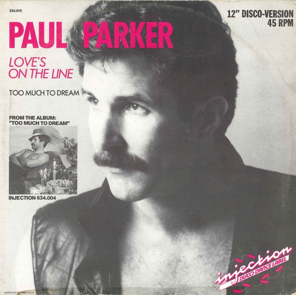 Paul Parker - Love's On The Line 13273 Vinyl Singles Goede Staat