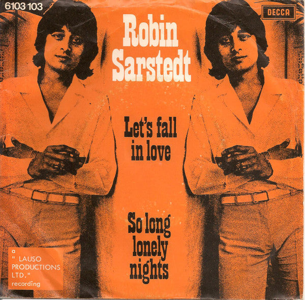 Robin Sarstedt - Let's fall in love 06043 28354 Vinyl Singles Goede Staat