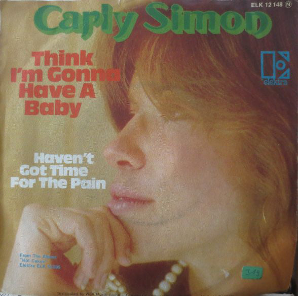 Carly Simon - Think I'm Gonna Have A Baby 16374 Vinyl Singles VINYLSINGLES.NL