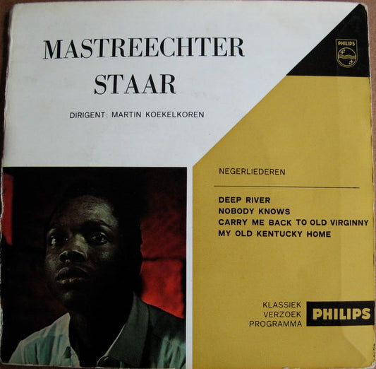 Koninklijke Zangvereniging Mastreechter Staar - Negerliederen (EP) 10598 Vinyl Singles EP Goede Staat