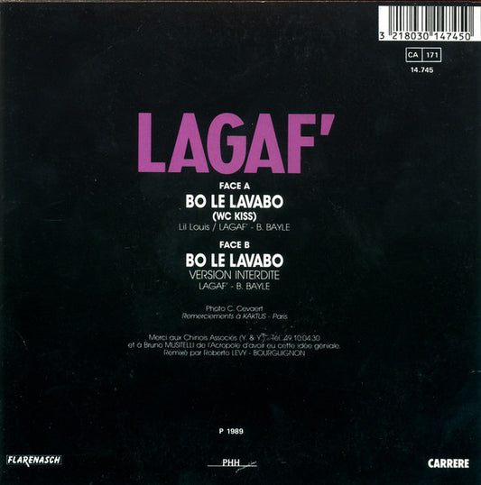 Lagaf - Bo Le Lavabo