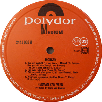 Herman van Veen - Morgen (LP) 49492 49816 Vinyl LP VINYLSINGLES.NL