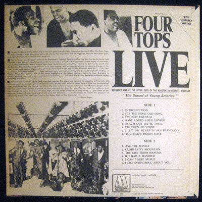 Four Tops - Four Tops Live (LP) 49589 Vinyl LP VINYLSINGLES.NL