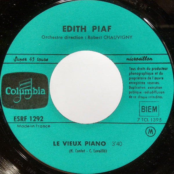 Edith Piaf - Ouragan (EP) Vinyl Singles EP VINYLSINGLES.NL