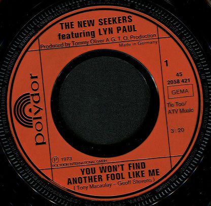 New Seekers - You Won't Find Another Fool Like Me 30287 Vinyl Singles Goede Staat