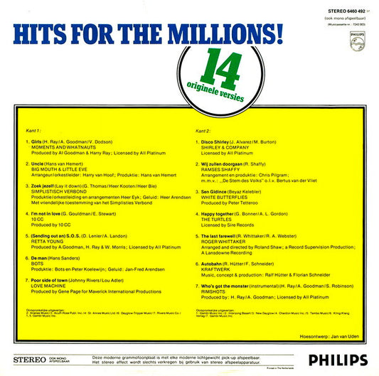 Various - Hits For The Millions (LP) 51987