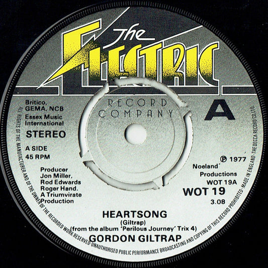Gordon Giltrap - Heartsong 19837 Vinyl Singles VINYLSINGLES.NL