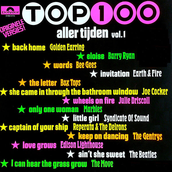 Various - Top 100 Aller Tijden Vol.1 (LP) 48324 Vinyl LP Goede Staat