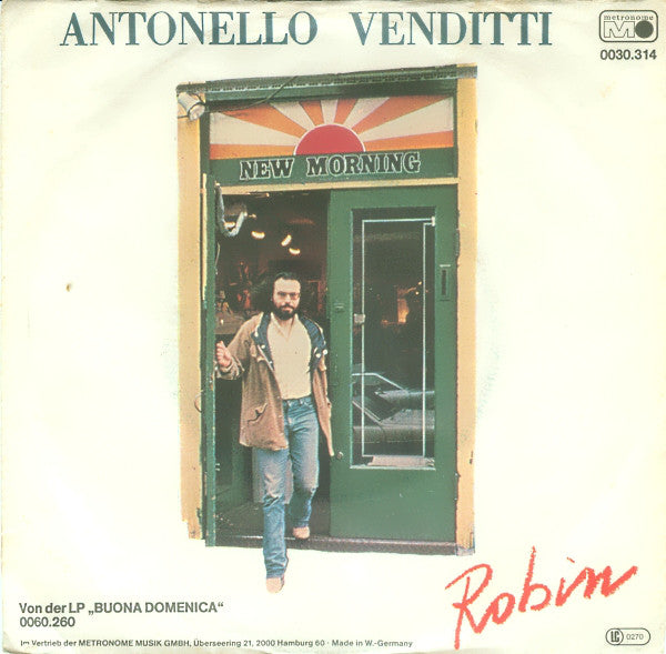 Antonello Venditti - Robin 06053 Vinyl Singles VINYLSINGLES.NL