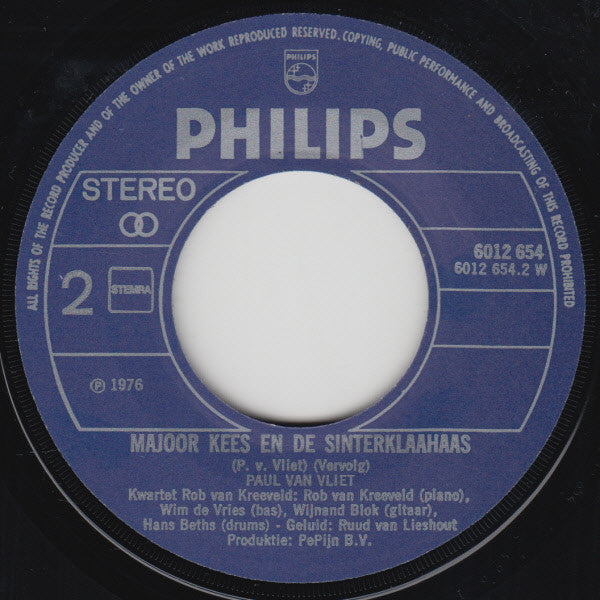 Paul van Vliet - Majoor Kees En De Sinterklahaas 28969 02084 03946 04509 14462 24317 25920 27343 29152 Vinyl Singles VINYLSINGLES.NL