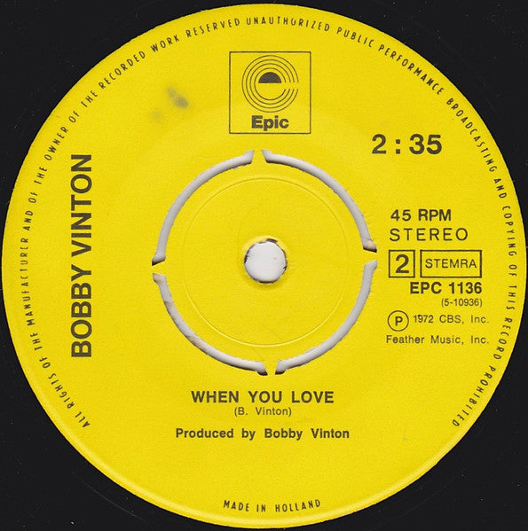 Bobby Vinton - But I Do 31323 Vinyl Singles VINYLSINGLES.NL