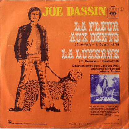 Joe Dassin - La Fleur Aux Dents 12361 Vinyl Singles Goede Staat