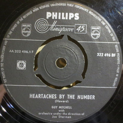 Guy Mitchell - Heartaches By The Number Vinyl Singles VINYLSINGLES.NL