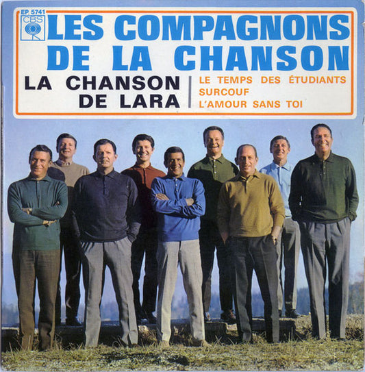 Les Compagnons De La Chanson - La Chanson De Lara (EP) 30743 Vinyl Singles EP Goede Staat