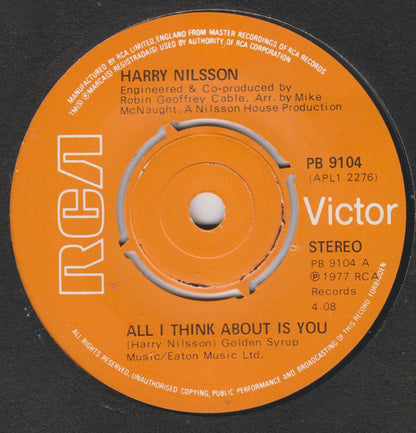 Harry Nilsson - All I Think About Is You 23622 Vinyl Singles Goede Staat