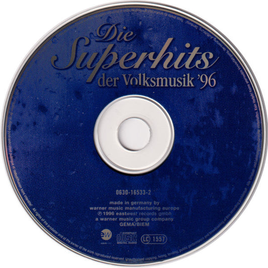 Various - Die Superhits Der Volksmusik '** (CD) Compact Disc Vinyl Zeer Goed / Hoesje Goed "VINYLSINGLES.NL"