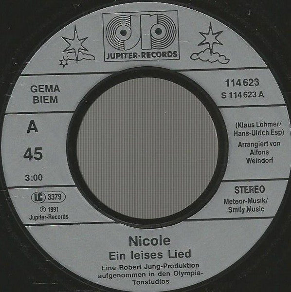 Nicole - Ein Leises Lied 17363 Vinyl Singles VINYLSINGLES.NL