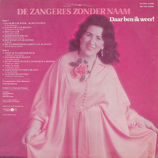 Zangeres Zonder Naam - Daar Ben Ik Weer (LP) 97-46954