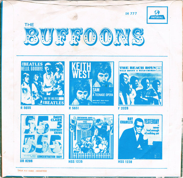 Buffoons - It's The End 14825 16291 Vinyl Singles VINYLSINGLES.NL