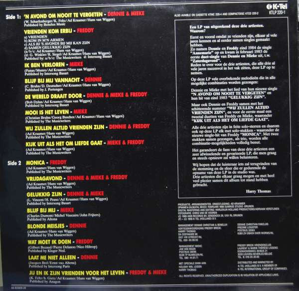 Dennie Christian, Mieke, Freddy Breck - Dennie Christian, Mieke, Freddy Breck (LP) 48538 44864 Vinyl LP VINYLSINGLES.NL