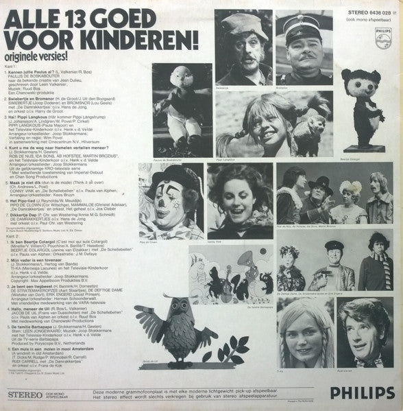 Various - Alle 13 Goed Voor Kinderen (LP) 49683 Vinyl LP VINYLSINGLES.NL