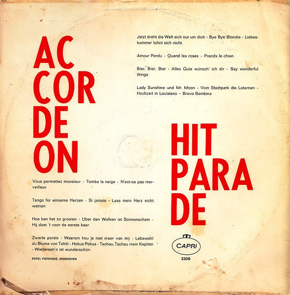 Unknown Artist - Accordeon-Hitparade 1964 (LP) 41025 Vinyl LP VINYLSINGLES.NL