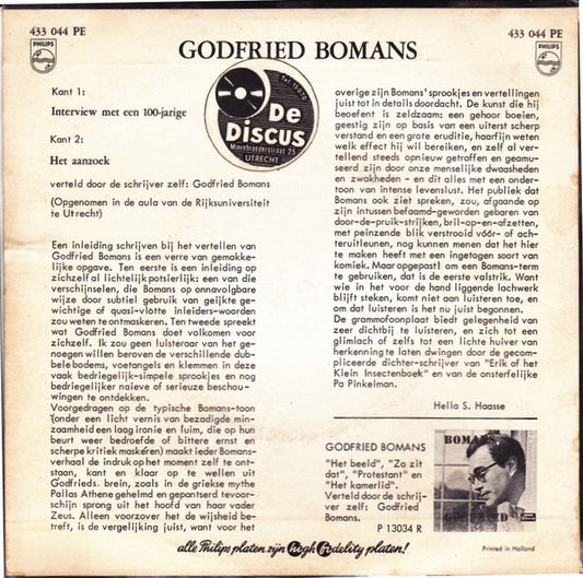 Godfried Bomans - Interview Met Een-Jarige 100