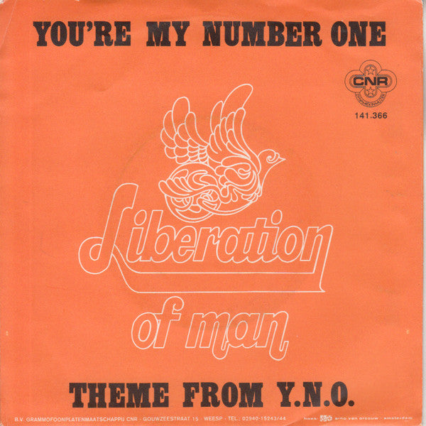Liberation of man - You're My Number One 19754 29754 30208 34964 35434 35851 Vinyl Singles VINYLSINGLES.NL