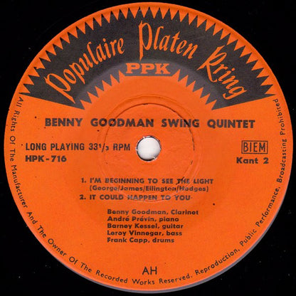 Benny Goodman - Swing International (EP) 32073 Vinyl Singles Goede Staat