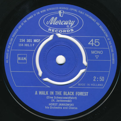 Horst Jankowski His Orchestra And Chorus - A Walk In The Black Forest Vinyl Singles VINYLSINGLES.NL