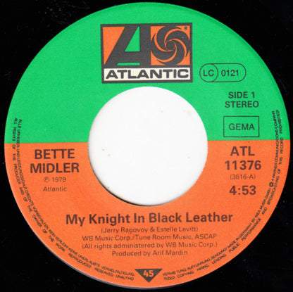 Bette Midler - My Knight In Black Leather 29693 Vinyl Singles Goede Staat