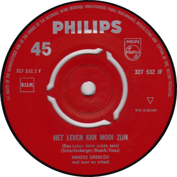 Anneke Gronloh - Het Leven Kan Mooi Zijn Vinyl Singles VINYLSINGLES.NL