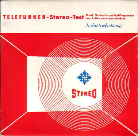 No Artist - Telefunken-Stereo-Test (Industriefassung) 15805 Vinyl Singles VINYLSINGLES.NL