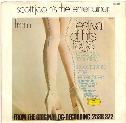 Gunther Schuller / Arthur Fiedler And The Boston Pops - Aunt Dinah Blows The Horn Vinyl Singles Vinyl Very Good (VG) <br> Hoes Good Plus (G+)