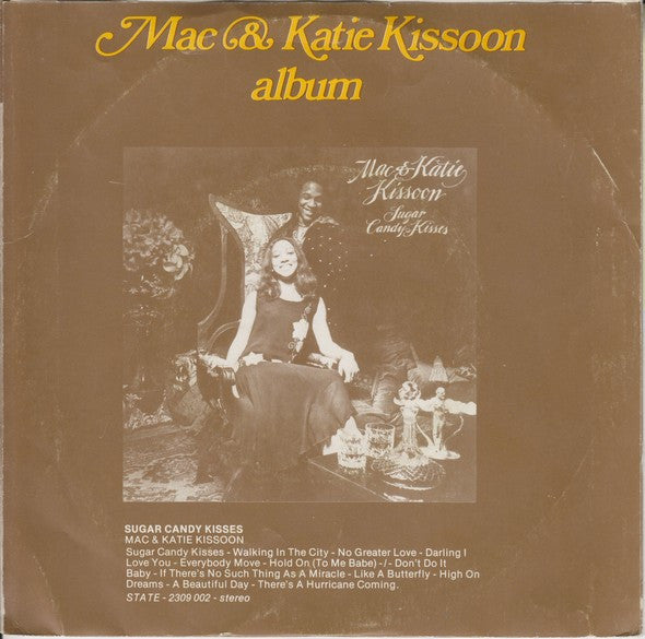 Mac And Katie Kissoon - I'm Just Dreaming Vinyl Singles Vinyl Very Good (VG) <br> Hoes Good Plus (G+)